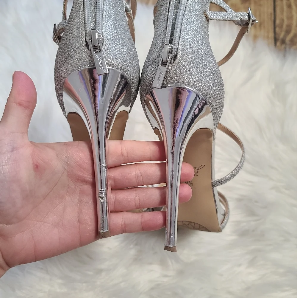 Badgley Mischka jewel heels